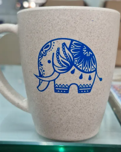 Elephant logo Printing on mugs
