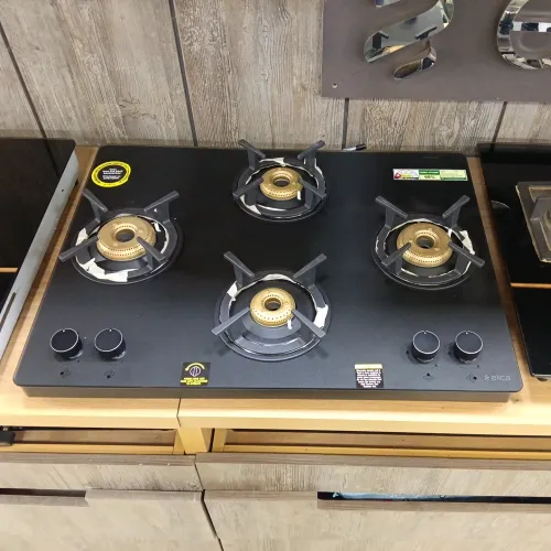 4b gas stove elica brand Hob top automatic low mai