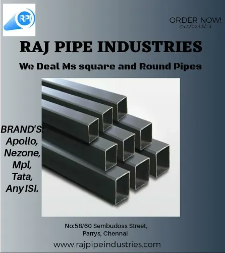 MS Square Pipe 12*12*0.5mm to 250*250*10mm thickne