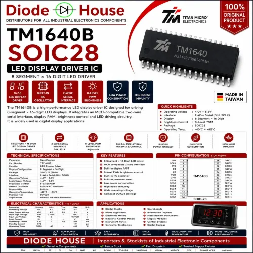 TM1640B is a high-perform