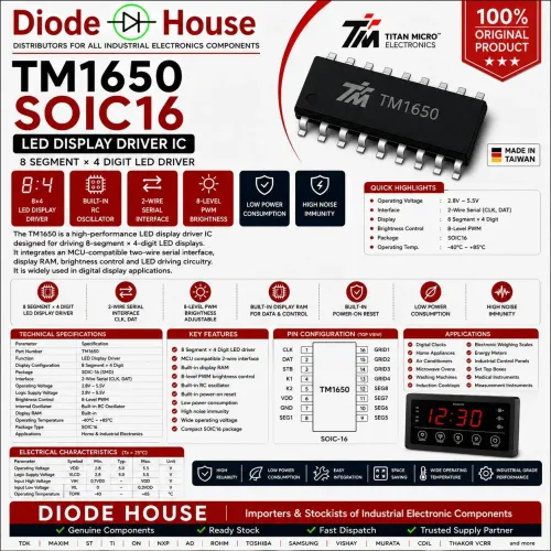 The TM1650 is a high-perf