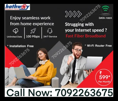 Hathway fiber internet Velache