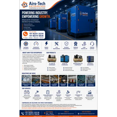 Air Compressor Manufacturer in Mumbai | Airo-Tech 