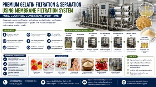 🧬 Premium Gelatin Filtration & Separation with Ad