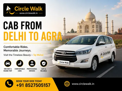 Cab from Delhi to Agra – Comfo