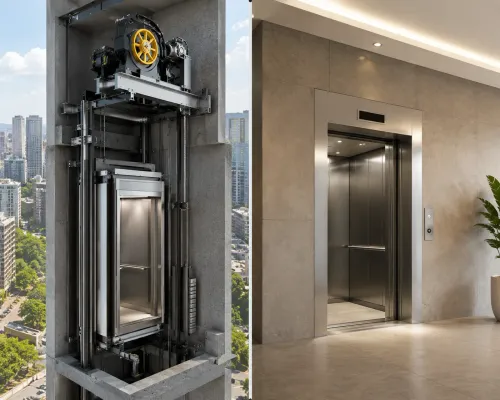 Traditional elevators commonly require a dedicated