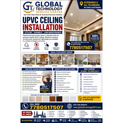 UPVC Ceiling Installation Serv