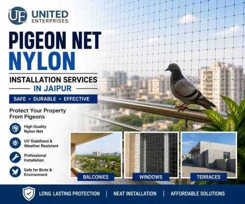 Pigeon Net Nylon Installation Services in Jaipur –