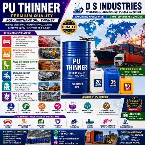 PU thinner We Leading D S INDUSTRIES Best Quality 