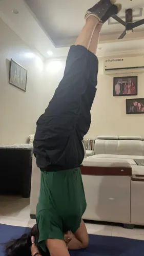 personalised home yoga session