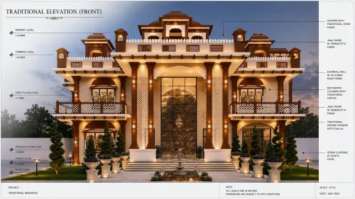 modern elevations that blend