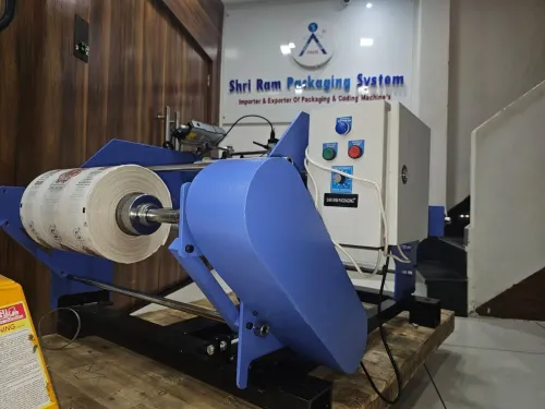 Winder Rewinder Machine with TIJ Inkjet Printer 