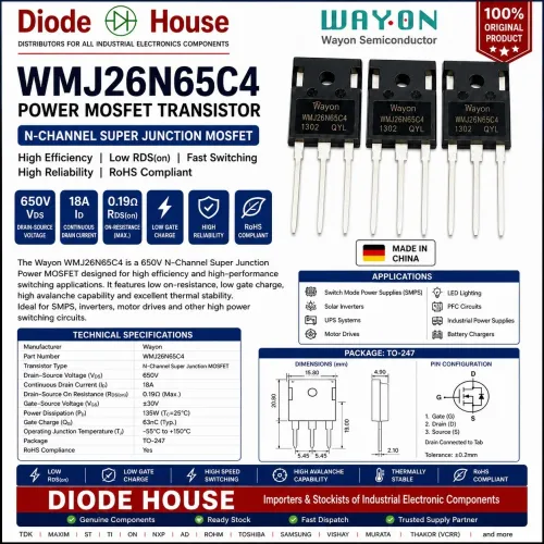 The Wayon WMJ26N65C4 is a