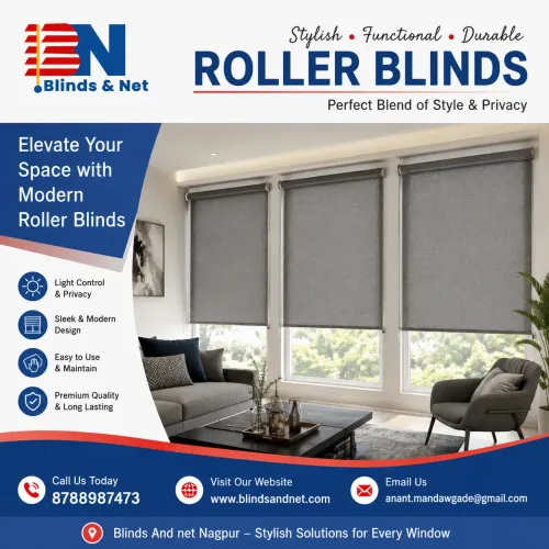 Transform your interiors with premium Roller Blind