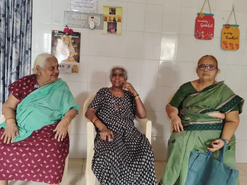 At SHRI RENGAA OLD AGE HOME, w