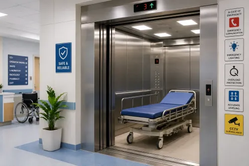 Elevators in healthcare facilities perform a more 