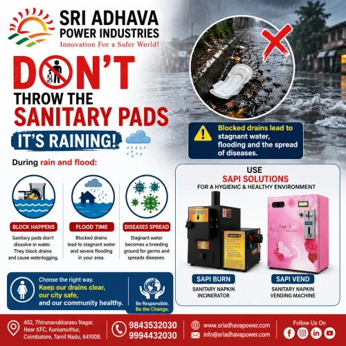 Sri Adhava Power Industries produces sanitary na
