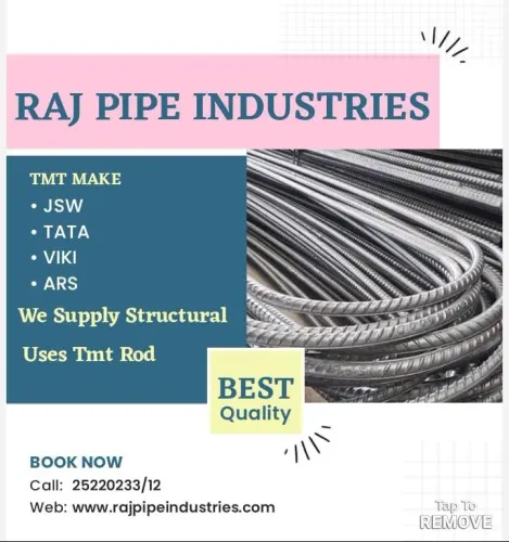 Tmt Rods Tata Tiscon, Jsw Neosteel, Jindal Panther