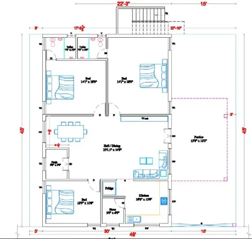 Ground floor plan details : If you need a Ground F