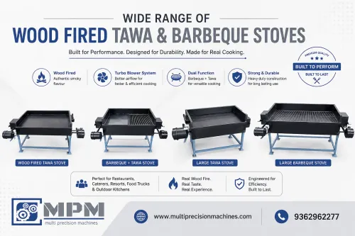 Wide Range of Wood Fired Tawa & Barbeque Stoves - 