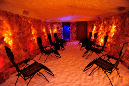 Salt caves, also known as