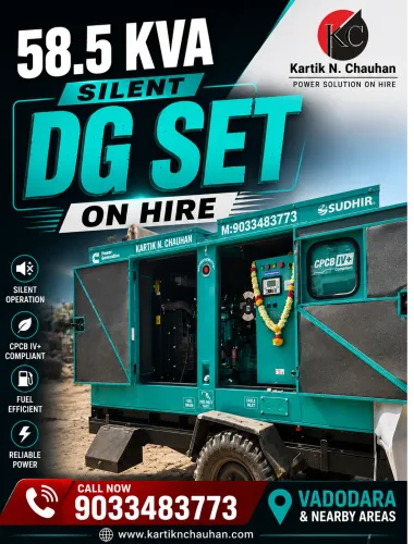 58.5 KVA Silent Diesel Generat
