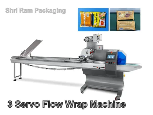 A flow wrap machine is a type of horizontal automa