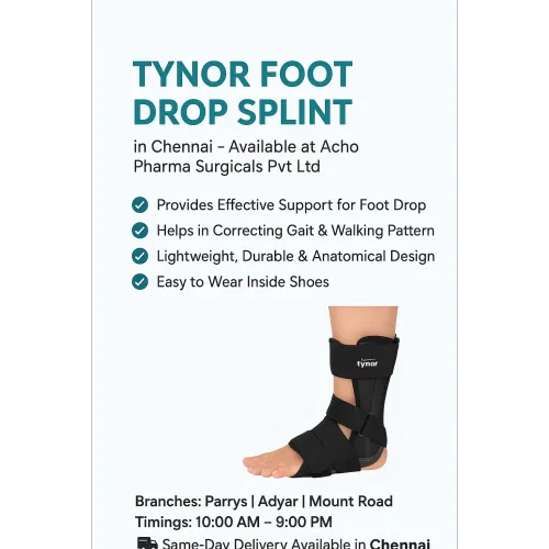 🦶 Tynor Foot Drop Splint – Av