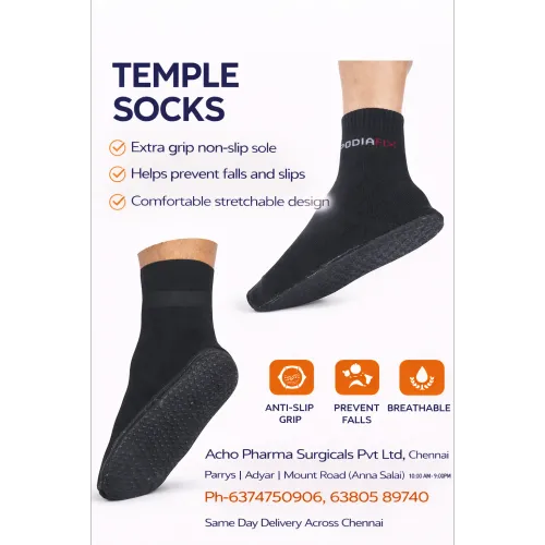 washable reusable temple socks