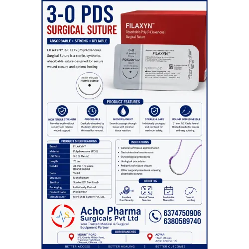 ๐งต 3-0 PDS Suture โ Available