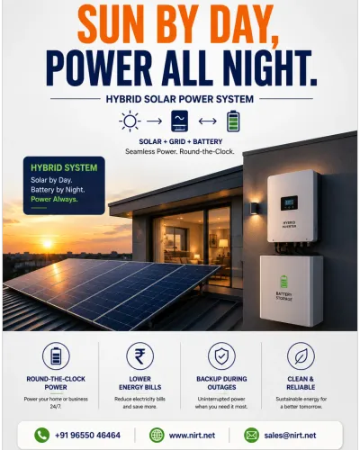 Meet the Hybrid Solar Power System — combining sol