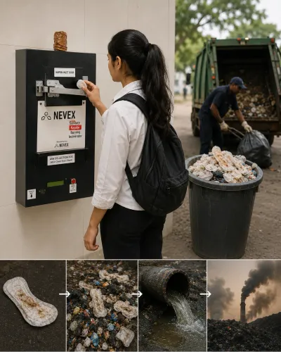 What Happens to a Sanitary Pad After You Throw It 