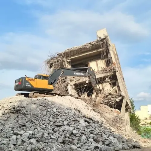 Building demolition contractor