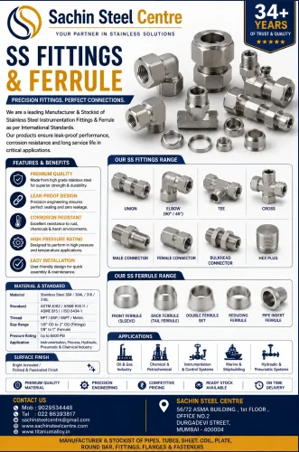 SS Fittings & Ferrules –