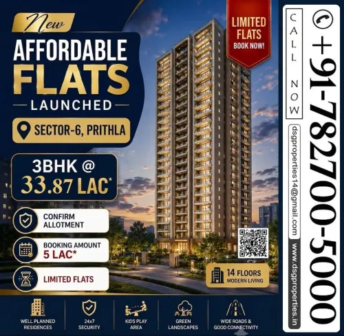 New Launch affordable flats in