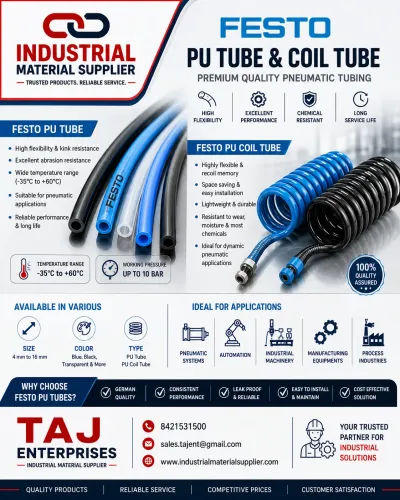  Reliable Pneumatic TubingPremium-quality Festo 