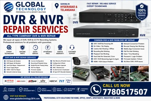 DVR & NVR Repair Services in H