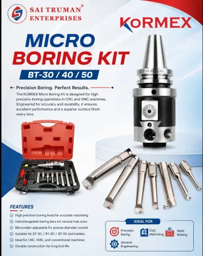 The KORMEX Micro Boring Kit helps provide a soluti