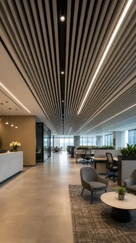 Modern commercial interiors in