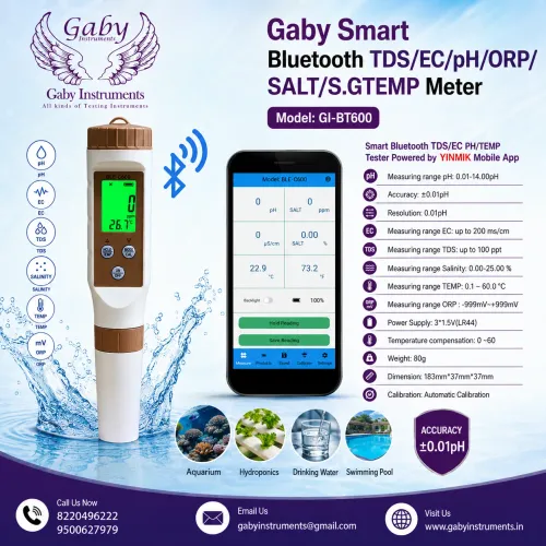 Smart Bluetooth TDS/EC/pH