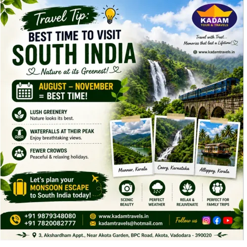 Best Time to Visit South India
