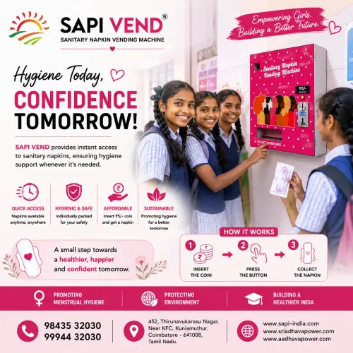 Sanitary Napkin Vending Machine for Schools, Colle