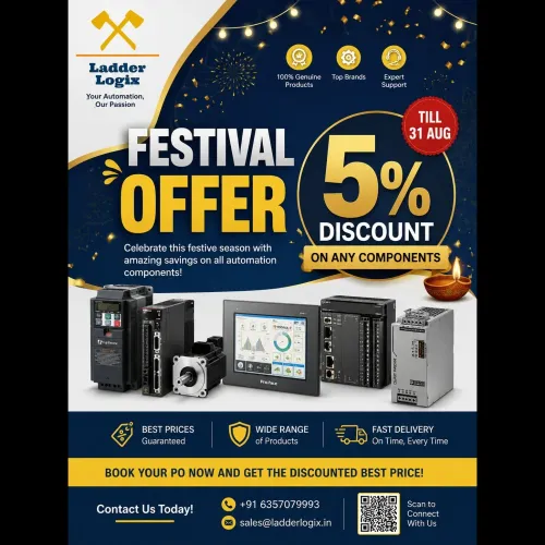 🎉 Festival Offer | Save 5% on Automation Componen