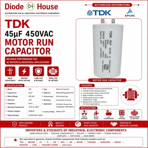 This TDK 45uF 450VAC capa