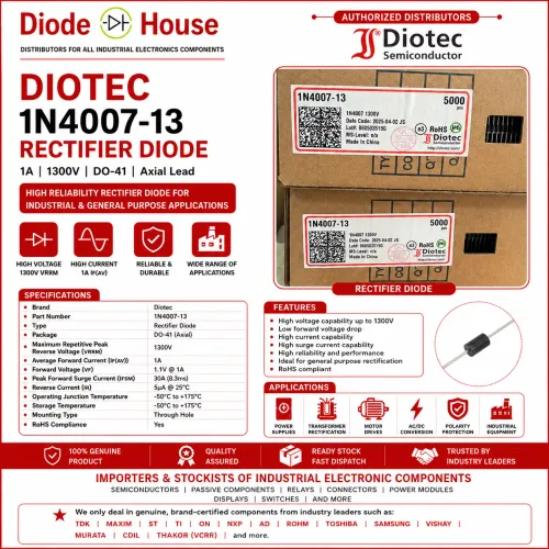 This Diotec 1N4007-13 rec