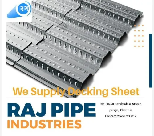 Decking Sheets 0.8mm, 1mm and 1.2mm thickness, Wid