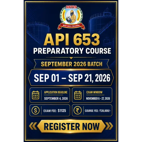 API 653 Course Update – S