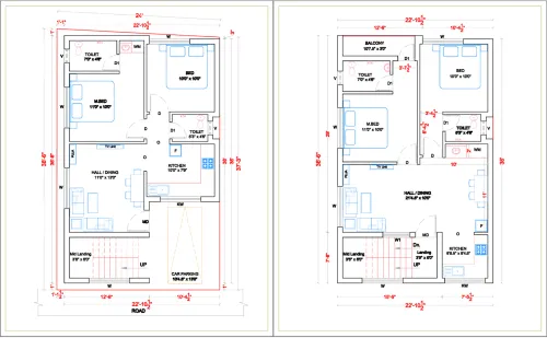 Ground and First floor plans : If you mean what in