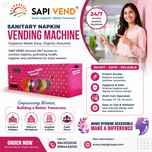 Sanitary Napkin Vending Machine in Tamil Nadu | SA