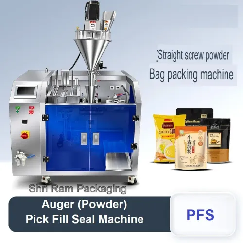 The Auger Filler Pick Fill Seal Machine is an adva